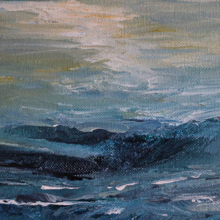 Original Abstract Seascape Painting by Jane See