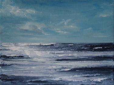 Original Abstract Expressionism Seascape Paintings by Jane See