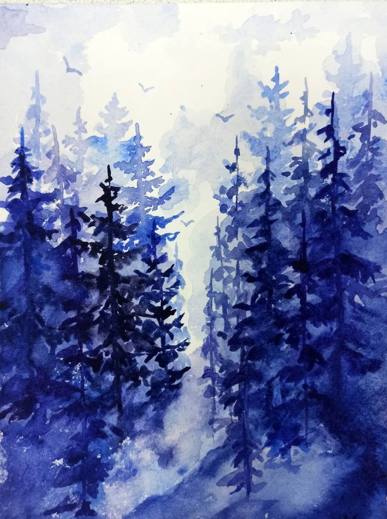 Тишина Painting by Zoya Lanova