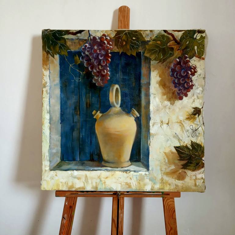 Original Realism Still Life Painting by Daria Riabinina