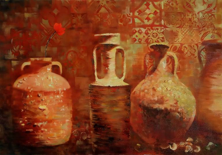 The old vases Painting by Daria Riabinina | Saatchi Art