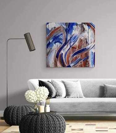 Original Abstract Painting by Teshelle Combs