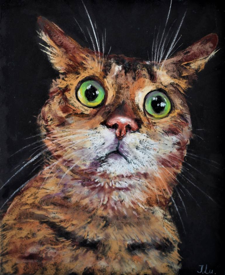 52 Best Images Charcoal Bengal Cat Drawing : Bengal Cat White Painting By Olga Artmajeur