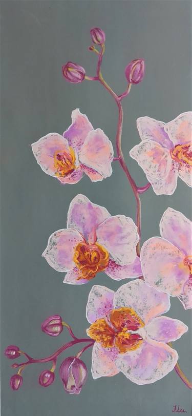 Print of Fine Art Floral Drawings by Julia Lu