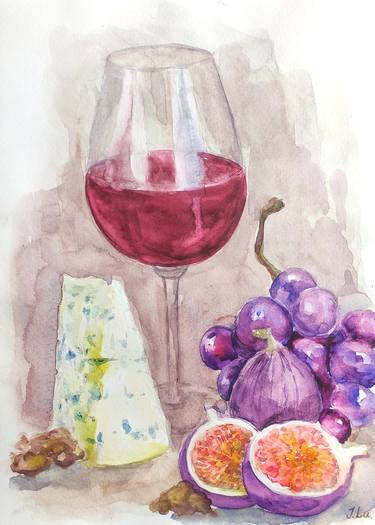 Print of Food & Drink Paintings by Julia Lu