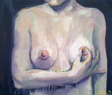 Print of Realism Nude Paintings by Martina Rotlingova