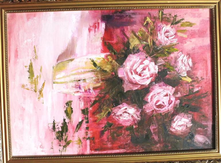 Original Impressionism Still Life Painting by Olga Usova