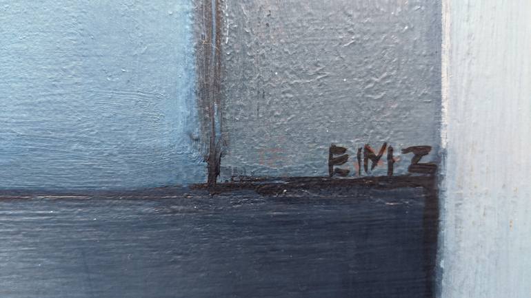 Original Contemporary Architecture Painting by Elena Marti 