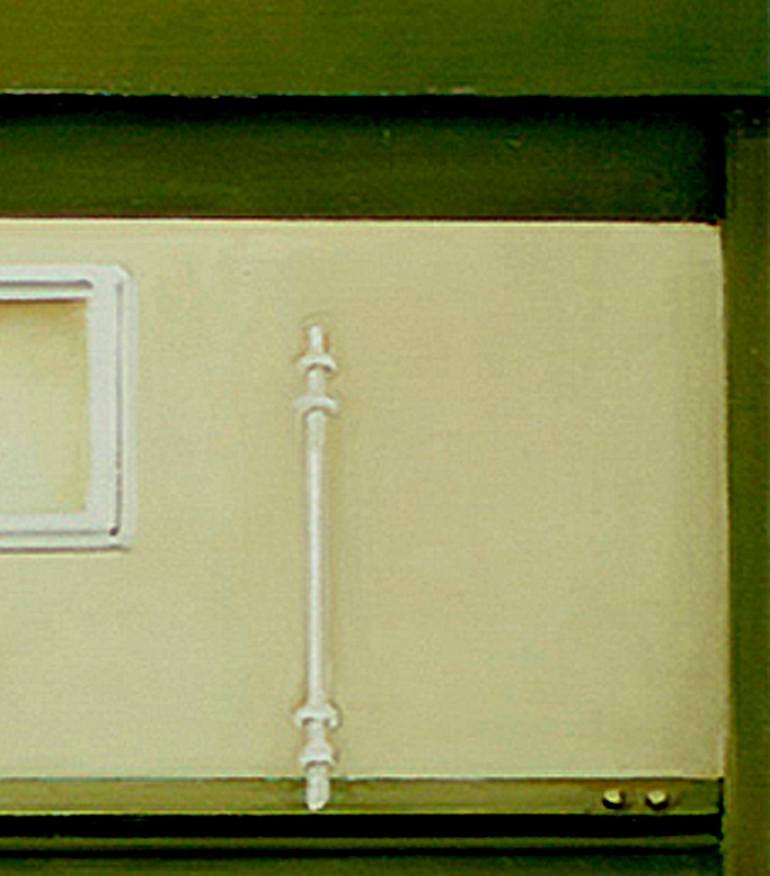 Original Abstract Architecture Painting by Elena Marti 