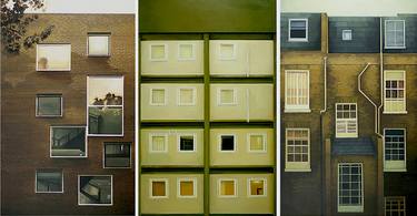 Print of Conceptual Architecture Paintings by ELENA MARTI