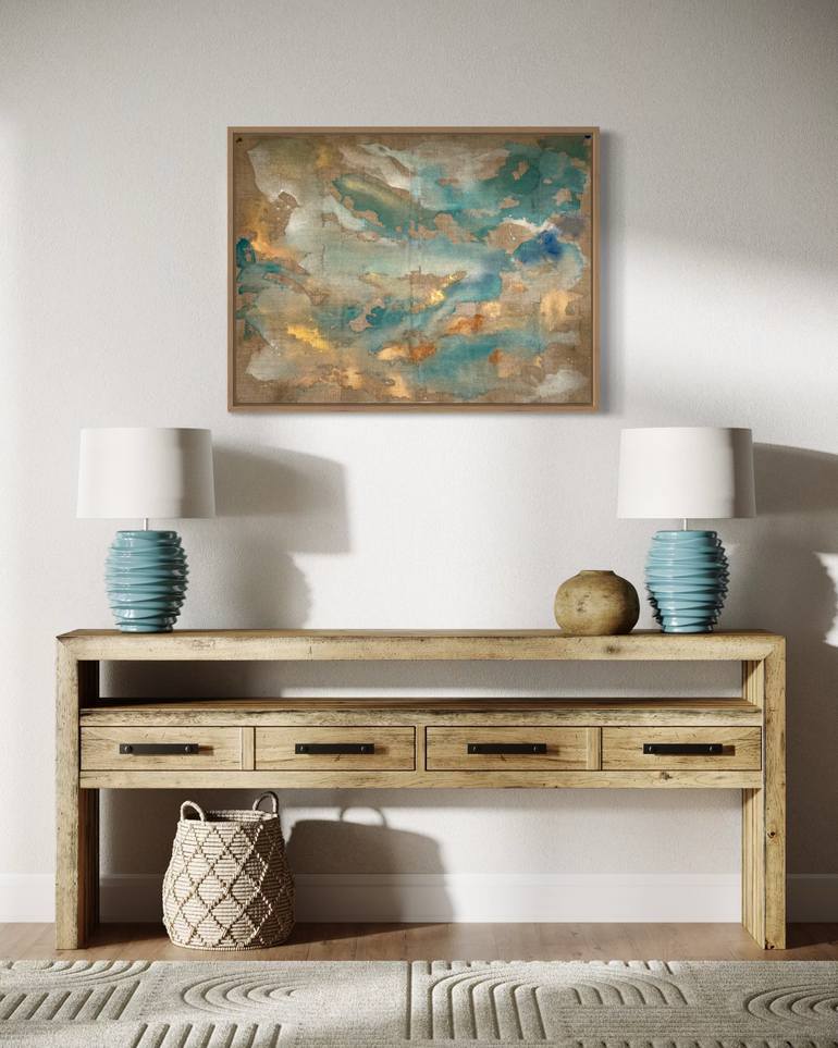 Original Abstract Expressionism Abstract Painting by Laura Grinberga