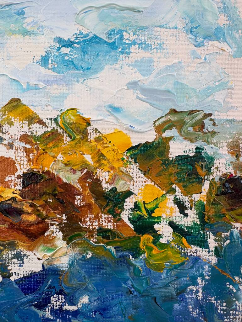 Original Abstract Expressionism Abstract Painting by Laura Grinberga