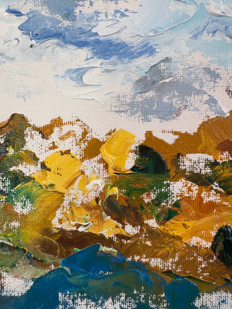 Original Abstract Expressionism Abstract Painting by Laura Grinberga