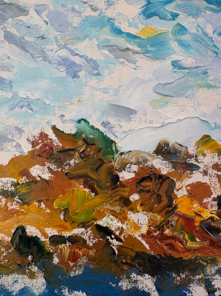 Original Abstract Expressionism Abstract Painting by Laura Grinberga