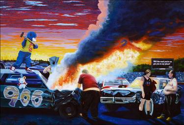 Original Realism Automobile Paintings by Anthony Feyer