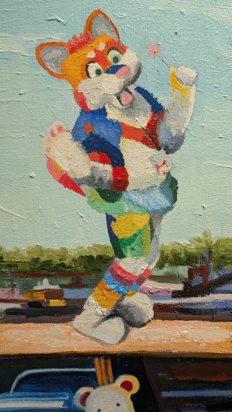 Original Realism Transportation Painting by Anthony Feyer