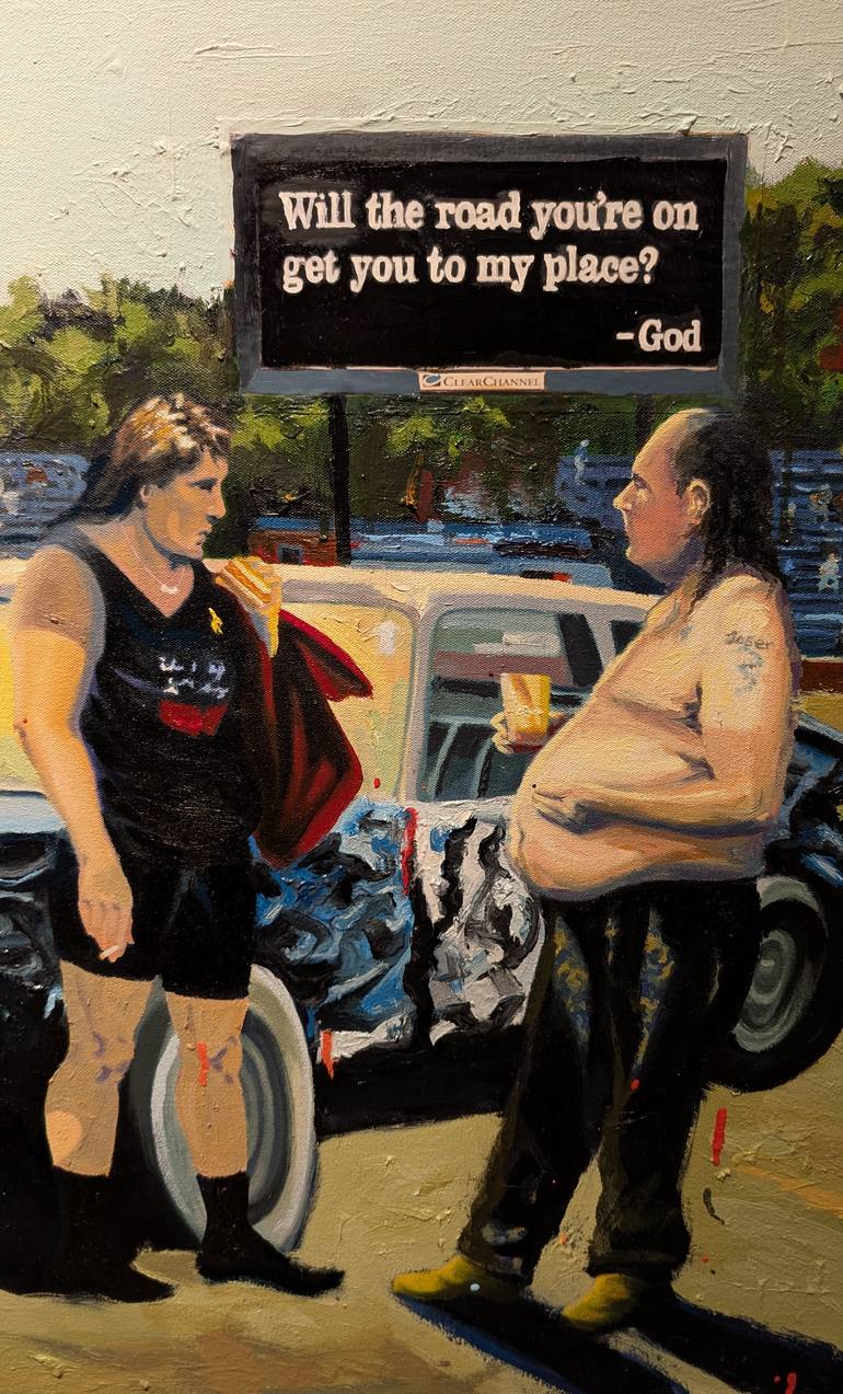 Original Realism Transportation Painting by Anthony Feyer