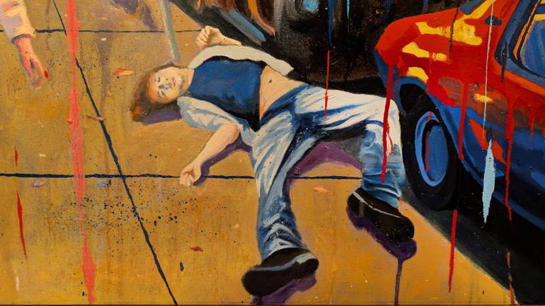 Original Realism Cinema Painting by Anthony Feyer