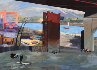 Original Cities Paintings by Anthony Feyer