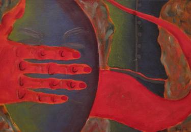 Original Conceptual People Painting by Matt Tewes