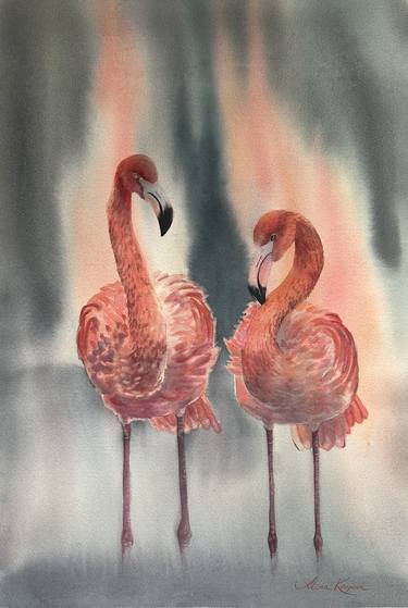 Original Impressionism Animal Paintings by Alina Karpova