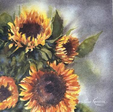 Original Floral Paintings by Alina Karpova