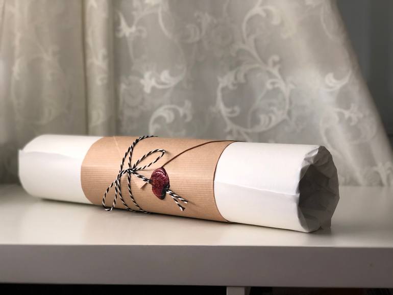 Original Impressionism Floral Painting by Alina Karpova