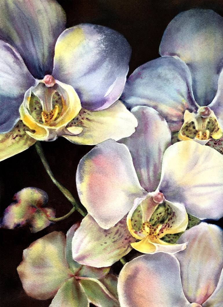 Original Realism Floral Painting by Alina Karpova