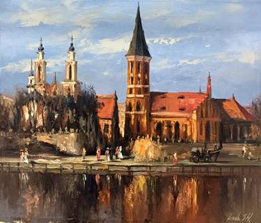 Original Impressionism Landscape Paintings by vladimer sharashidze