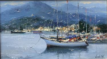 Original Yacht Paintings by vladimer sharashidze