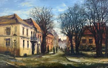 Original Impressionism Cities Paintings by vladimer sharashidze