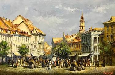 Original Cities Paintings by vladimer sharashidze