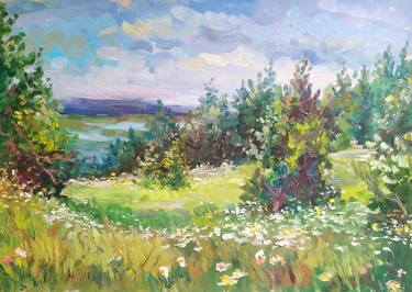 Original Landscape Painting by Svitlana Oleksandrova
