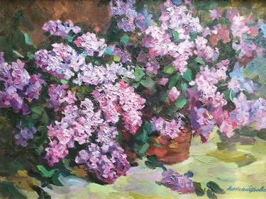 Original Impressionism Floral Paintings by Svitlana Oleksandrova