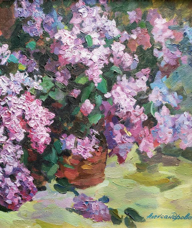 Original Floral Painting by Svitlana Oleksandrova