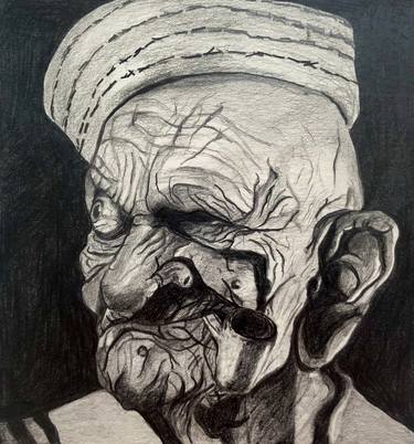 Print of Expressionism Portrait Drawings by shahana afaq