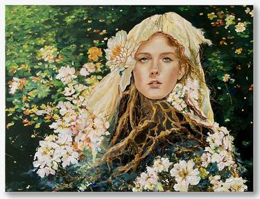 Original Portraiture Classical mythology Paintings by Enrique Chaves