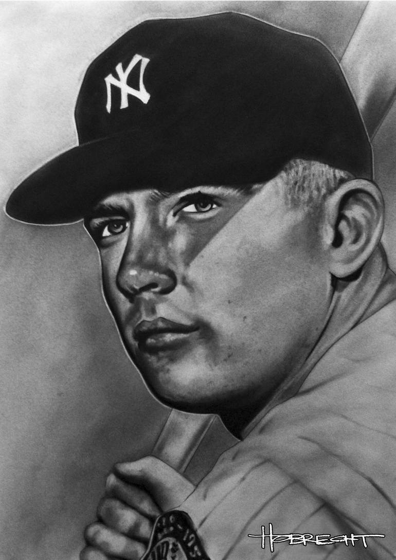 Mickey Mantle Poster Art Print