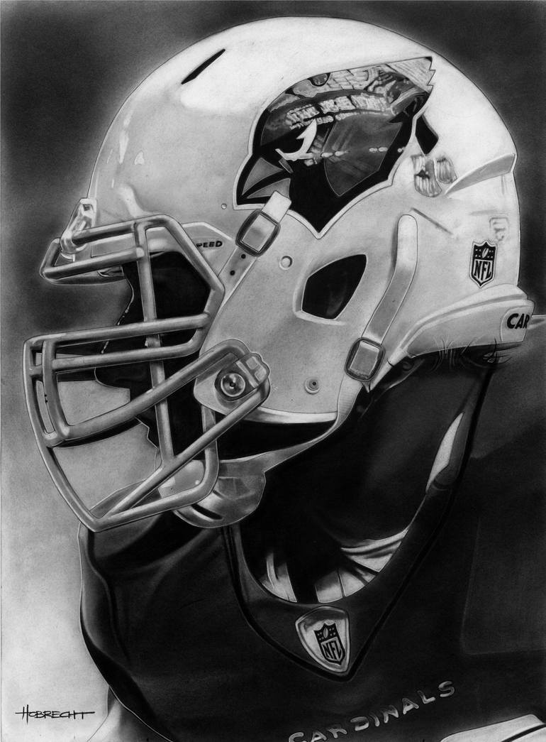 Arizona Cardinals Helmet 1 - Limited Edition of 500 Printmaking by