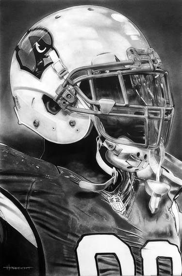 Los Angeles Chargers Helmet - Limited Edition of 500 Printmaking by Dave  Hobrecht