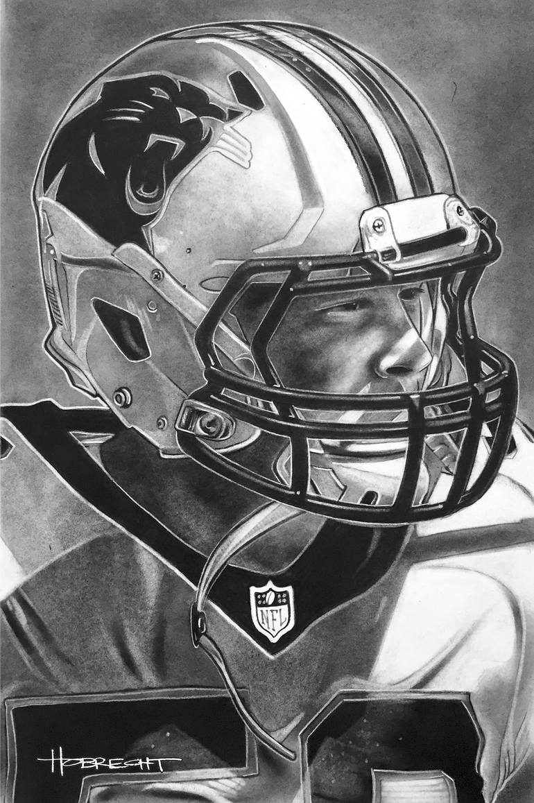 New York Jets Helmet - Limited Edition of 100 Printmaking by Dave Hobrecht