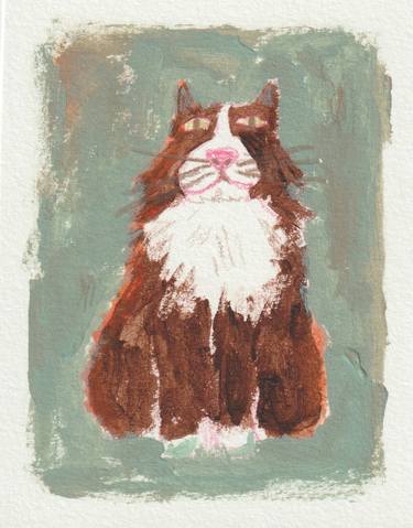 Print of Fine Art Cats Paintings by Robert Filiuta