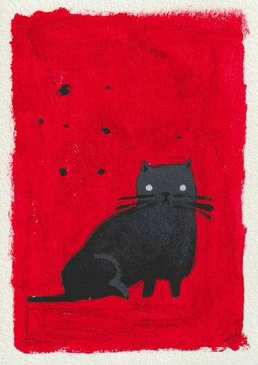 Original Cats Paintings by Robert Filiuta