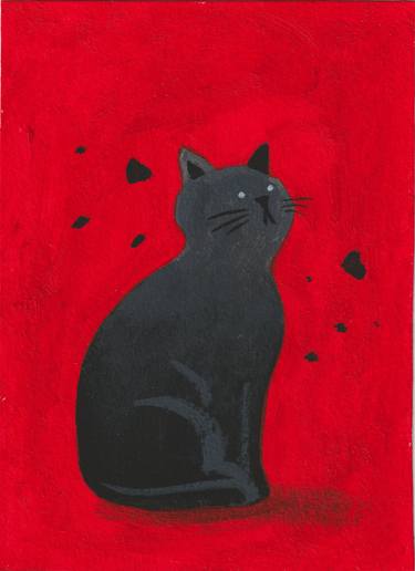 Original Cats Paintings by Robert Filiuta