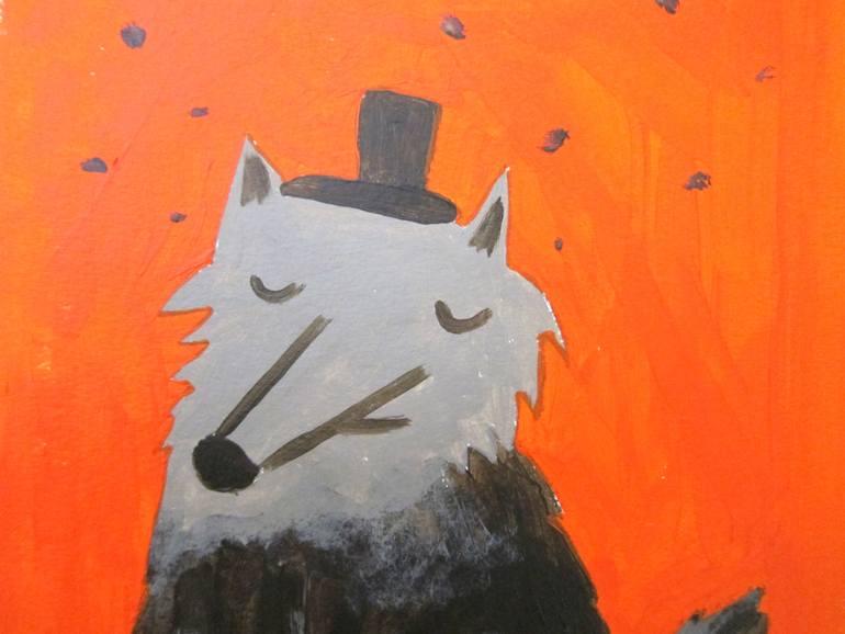 Original Illustration Animal Painting by Robert Filiuta