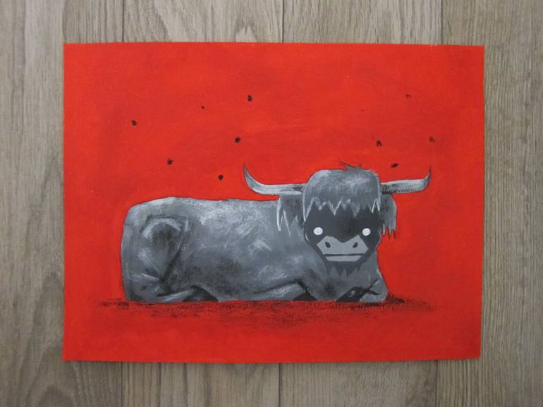 Original Fine Art Animal Painting by Robert Filiuta