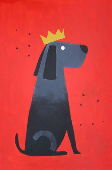 Original Fine Art Dogs Paintings by Robert Filiuta