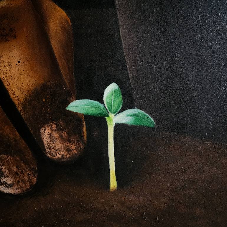 Original Realism Botanic Painting by Oluwadamilare Madoti