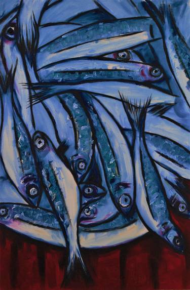 Print of Fish Paintings by Simon Houlton