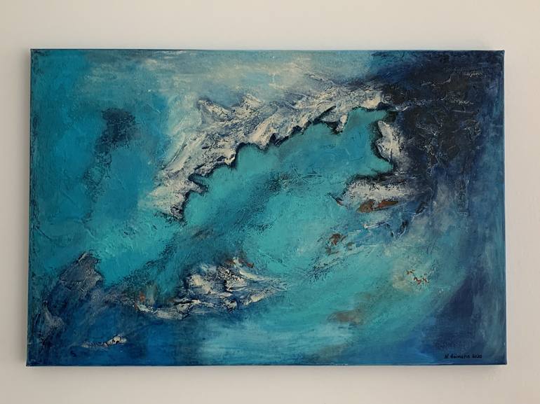 Original Abstract Painting by Nina Heimann